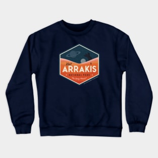 Dune – Visit Arrakis – The Spicy Planet! Vintage travel poster Crewneck Sweatshirt